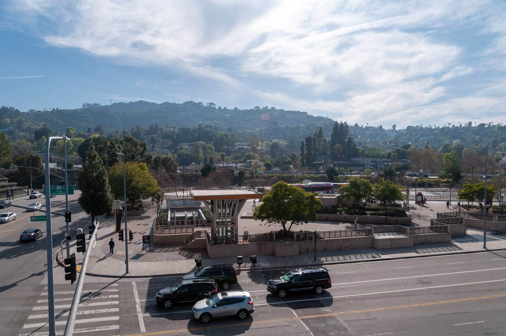 Universal City и Jerome C. Daniel Overlook above the Hollywood Bowl