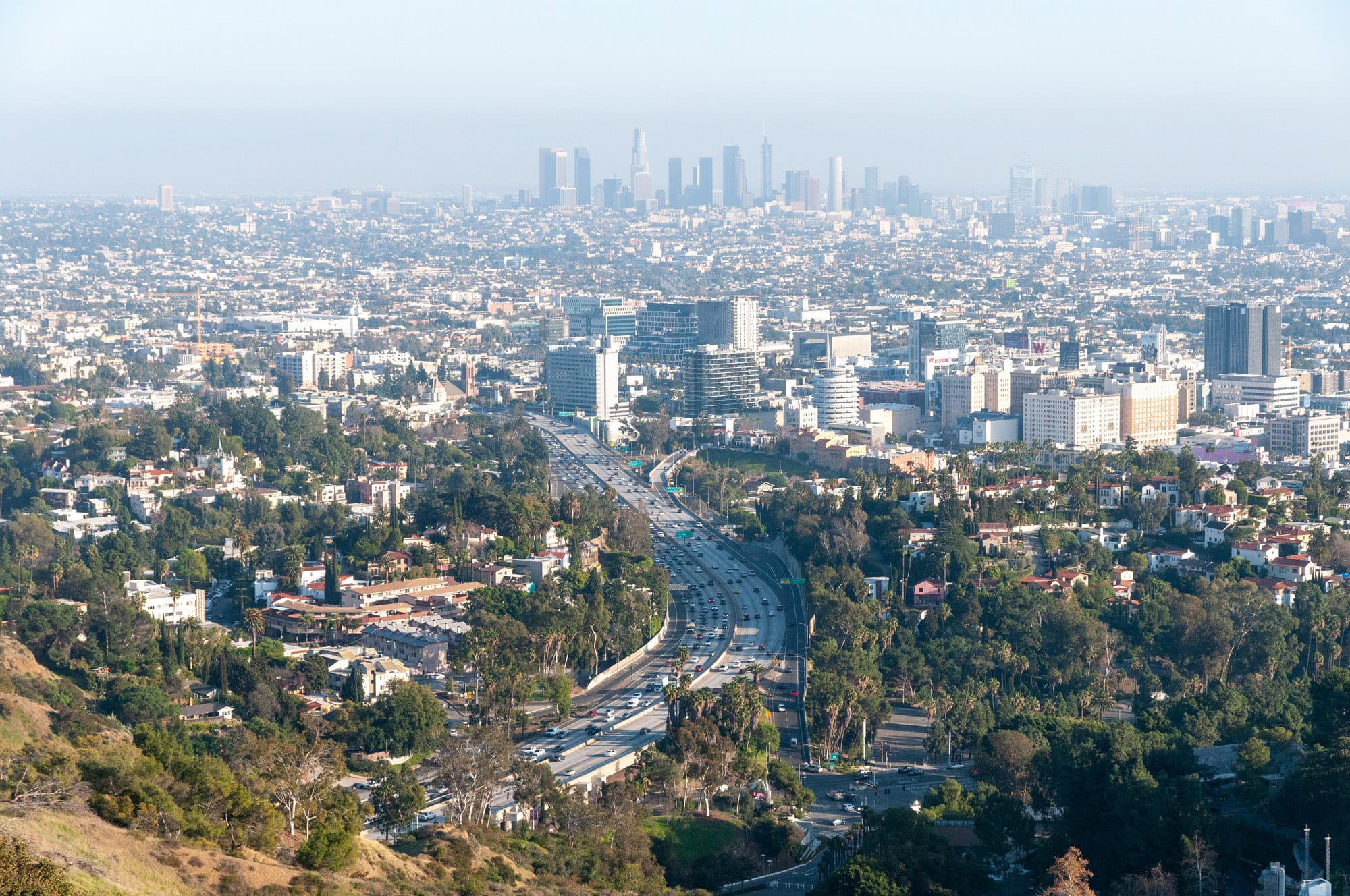 Universal City и Jerome C. Daniel Overlook above the Hollywood Bowl